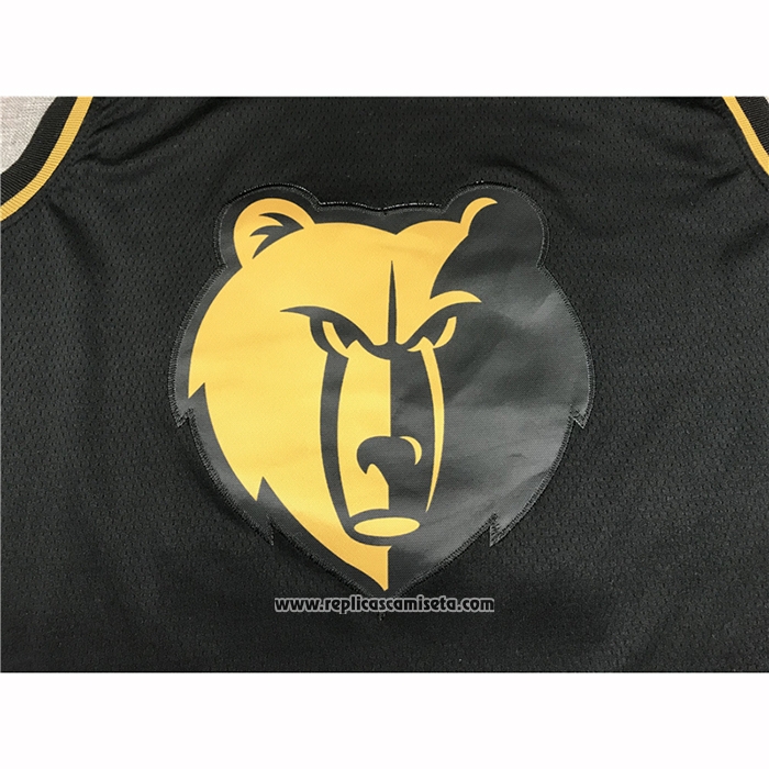 Camiseta Golden Edition Memphis Grizzlies Ja Morant #12 Negro